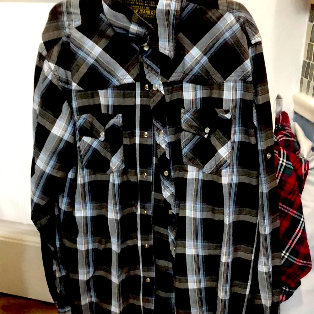 Red Snap Jean (Flannels)